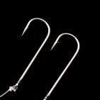 Hameçons en acier inoxydable pour montage Bas de ligne "PYRASURF" 80G - FLASHMER, idéaux pour le surfcasting.