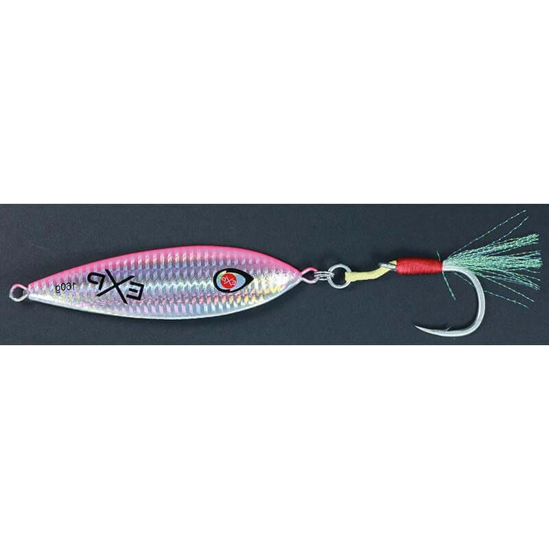 Jig EXPLORER TACKLE Funa, matériel de pêche en mer, conçu pour le slow jigging avec dôme asymétrique.