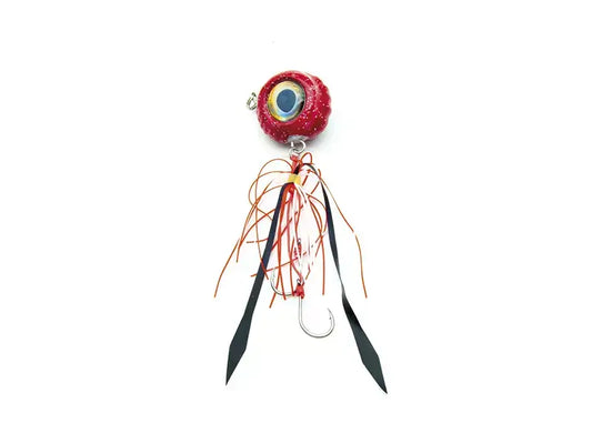Madai JLC Nautilus 1.0 Jigging Ajaccio Corse - leurre rouge 60 GR avec support JLC pour pêche au jigging.