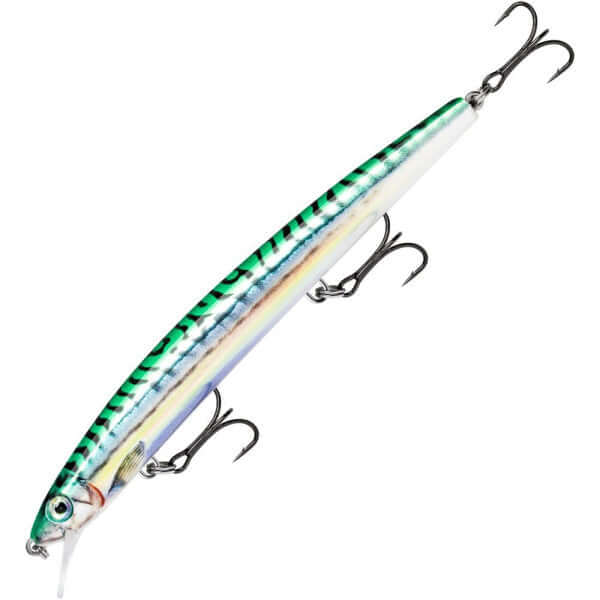Leurre. MaxRap - Lancer Longue Distance - RAPALA, matériel de pêche en mer avec des hameçons VMC Spark Point, coloration réaliste.