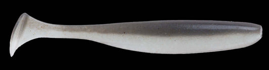Leurre Souple Keitech Easy Shiner 4" en couleur gris, efficace pour la pêche aux leurres souples, matériel de pêche en mer.