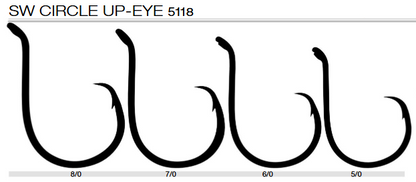 Hameçon Shinken 5118 SW CIRCLE UP-EYE (Incurvé) - TRABUCCO