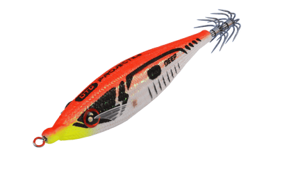 DTD Projectile Diamond 2026 - Turlutte de pêche en mer, couleur rouge, technologie Direct Cast pour lancer distance maximale.