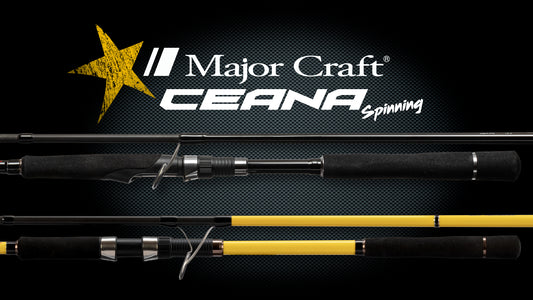 Canne Major Craft Ceana Spinning CNS-802H-jaune