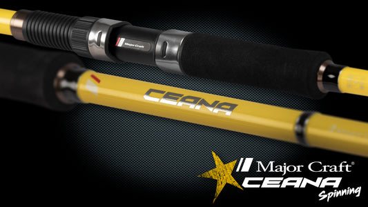 Canne Major Craft Ceana Spinning CNS-802H-jaune