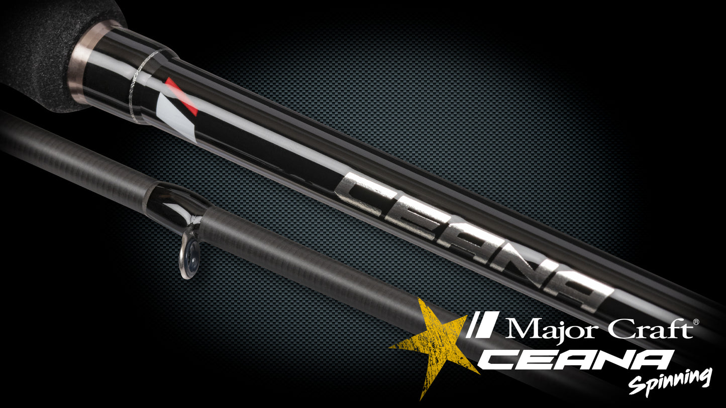 Canne Major Craft Ceana Spinning CNS-802H-jaune