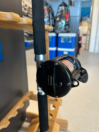 Combo Traine -Canne+moulinet  -Ensemble traine rempli 500M de tresse Daiwa