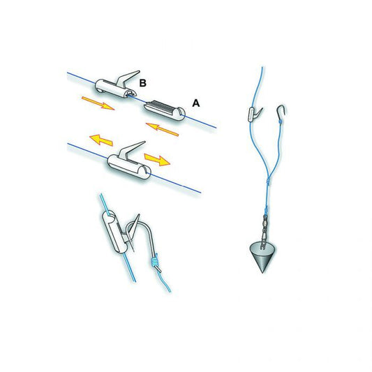 Attache appats - Bait clip Stonfo