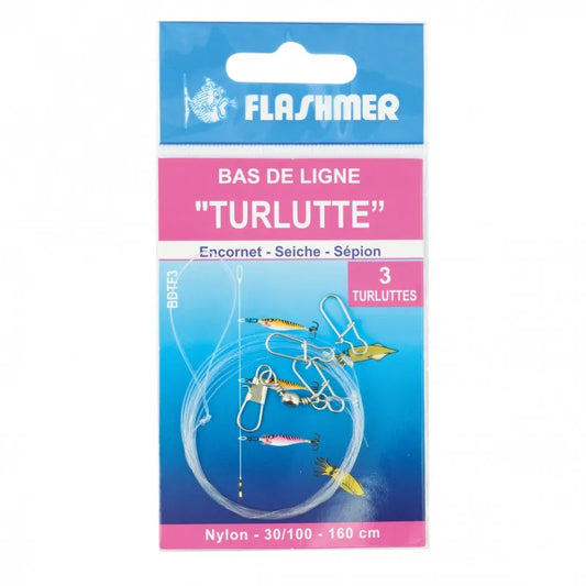 Bas De Ligne Turlutte Fixe - 3 Potences