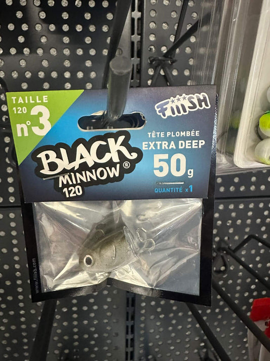 TETE PLOMBEES FIIISH en taille 120g, pour matériel de pêche en mer adapté à la pêche aux leurres.
