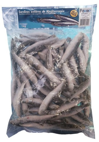 Sardines Atlantique 1 Kg pexeo congeles