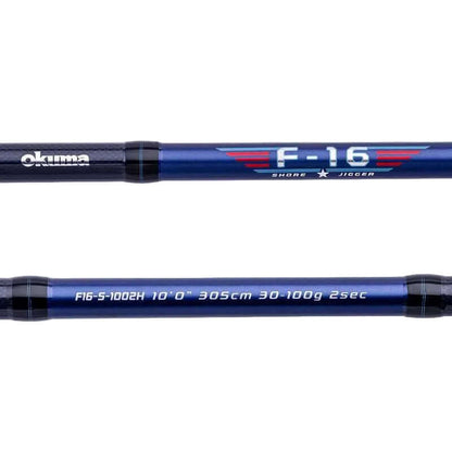 Canne F-16 et F-15 ----Shore Jig 30-100 - OKUMA pour la pêche en bord de mer