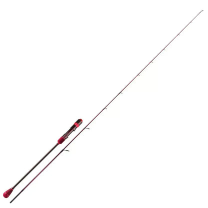 Canne SLOW JIG Williamson Solid Carbon modèle Spining Rouge 200gr pour matériel de pêche en mer.
