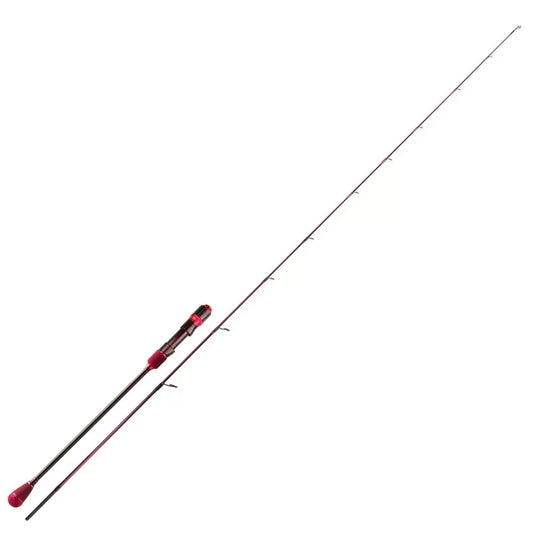Canne SLOW JIG Williamson Solid Carbon modèle Spining Rouge 200gr pour matériel de pêche en mer.