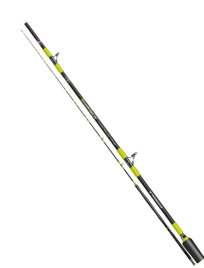 Canne Skipjack Live trolling 20/30 lb - TRABUCCO pour la pêche en mer, équipée pour traîne au vif.