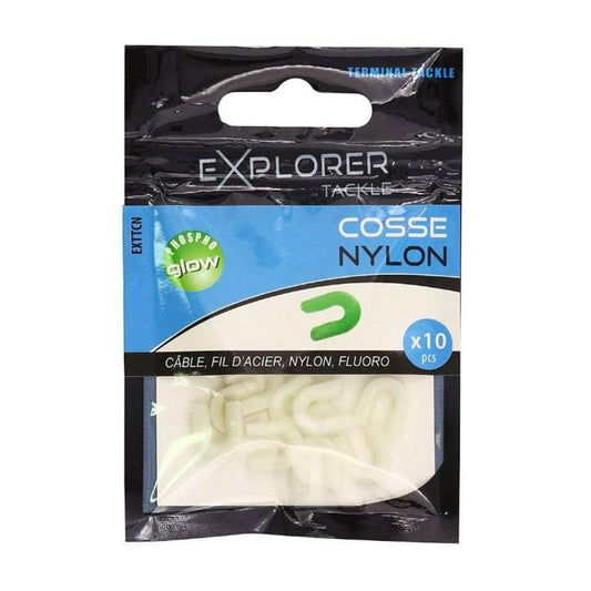 Cosses Nylon Phosphorescentes - Protection Bas de Ligne