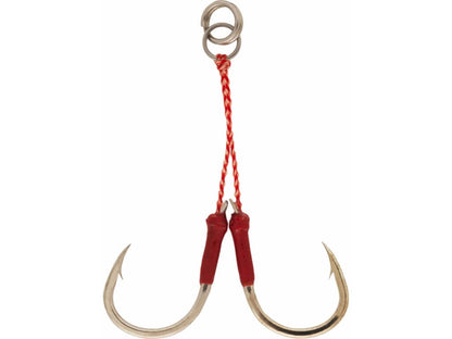 Daiwa Assist Hook - Light & Slow Jig (2 Modèles) avec hameçons doubles pour la pêche en mer.