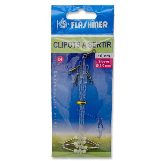 Clipots à Sertir 10cm/6cm - FLASHMER