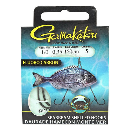 Bas de ligne GAMAKATSU Booklet Seabream FC 3310F