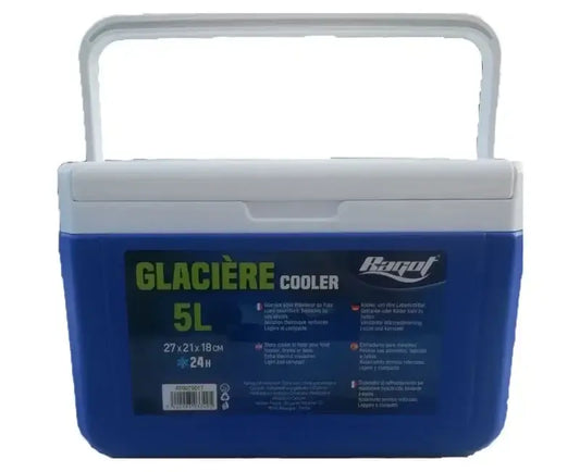 Glaciere Rigide RAGOT 8.2L, glacière compacte et performante pour pêche, isolation thermique renforcée, 8.2 litres.