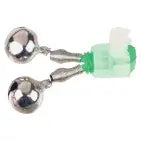 Grelot Double Pêche de Nuit – Porte Starlite Ø 13 mm pour pêche nocturne en mer.
