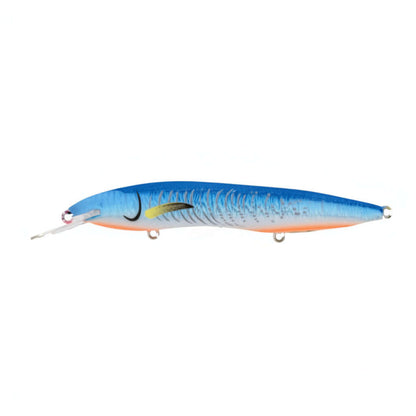 Sorcerer - HALCO leurre de traîne haute performance bleu fluo pour matériel de pêche en mer.