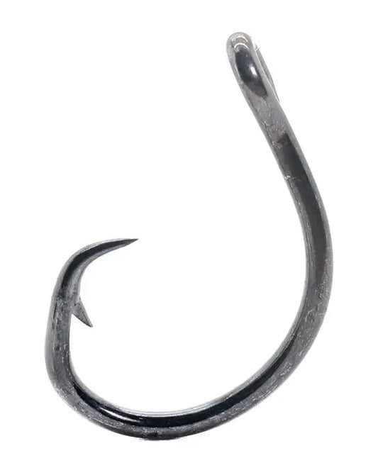 HAMTUNA CIRCLE 39950NP-BN - MUSTAD, hameçon de pêche en mer, design unique pour ferrage automatique.
