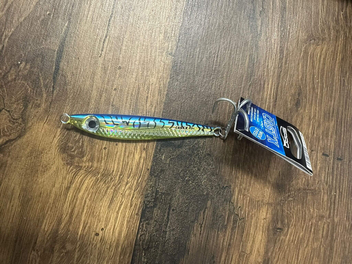 Jig Metal Spro Cast X - Mer et Eau Douce, hameçon, design réaliste, matériel de pêche en mer, jig iridescent