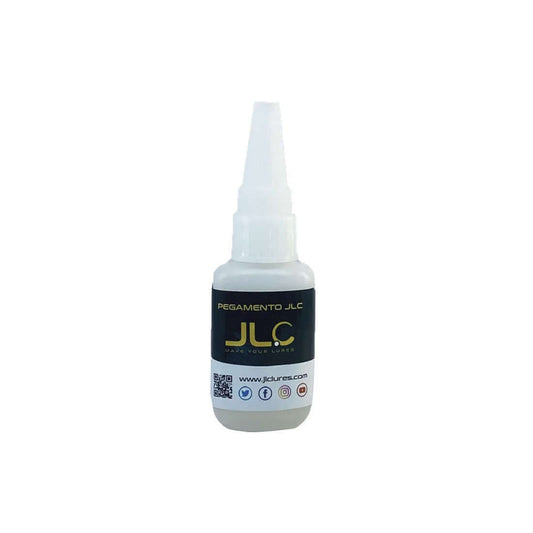 JLC Glue, colle pour leurres en silicone, idéale pour le matériel de pêche en mer.