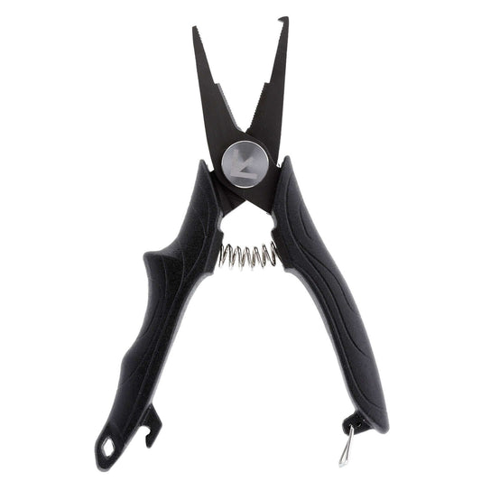 Mini PINCE Anneaux brisée PINKY - pince compacte en acier inox pour matériel de pêche en mer et coupe-fil intégré.