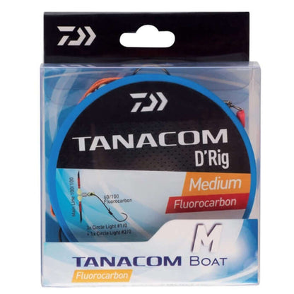 Montage Tanacom pêche profonde - DAIWA, D'Rig medium en fluorocarbon pour pêche au moulinet électrique en mer.