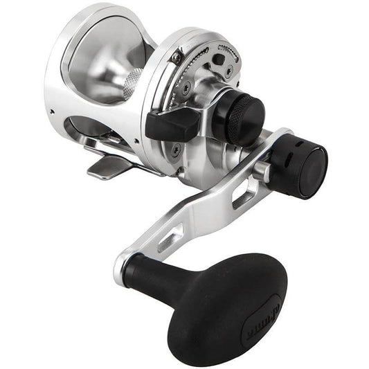 Moulinet Okuma Cavalla 2-Speed Lever Drag - Taille 5 & 12, matériel de pêche en mer, moulinet robuste en aluminium