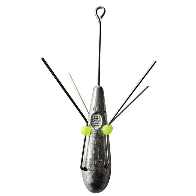 Plomb Grappin avec branches débrayables, idéal pour le surfcasting en mer et les conditions extrêmes.