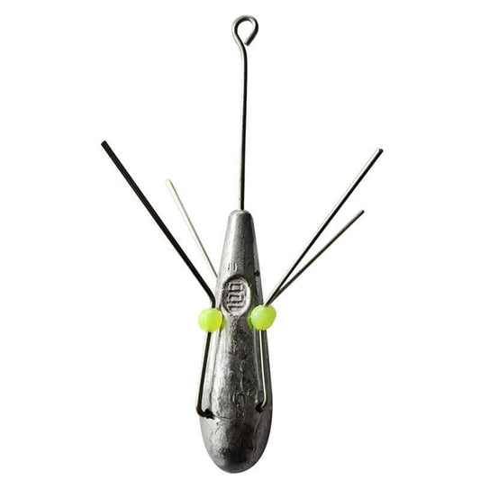 Plomb Grappin avec branches débrayables, idéal pour le surfcasting en mer et les conditions extrêmes.