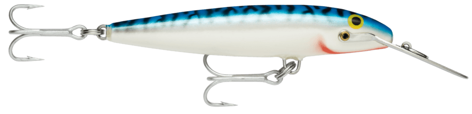 Rapala Countdown Magnum - Leurre Traîne Mer N°1 Mondial, leurre à traîne avec finition bleue et blanche.