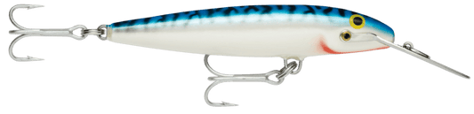 Rapala Countdown Magnum - Leurre Traîne Mer N°1 Mondial, leurre à traîne avec finition bleue et blanche.