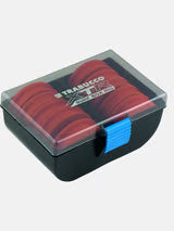 Boîte Rangement Bas de Ligne 10 Rondelles Mousse 10x15x7cm - TRABUCCO