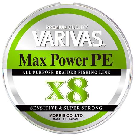 Max Power Pe X8 Lime GREEN - VARIVAS